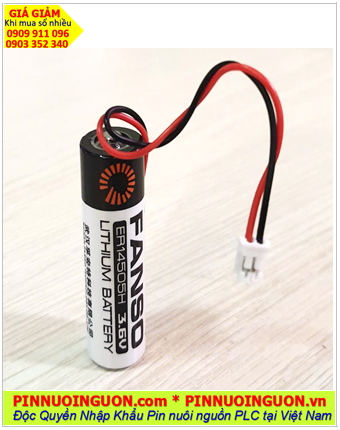 FANSO ER1450H (Zắc PH2.0), Pin nuôi nguồn PLC FANSO ER14505H lithium 3.6v AA2700mAh chính hãng